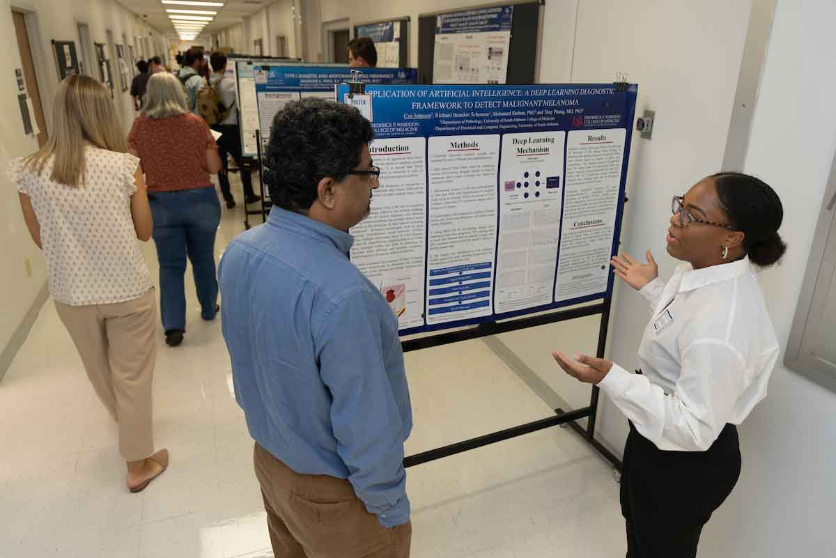 summer research day student poster presenter
