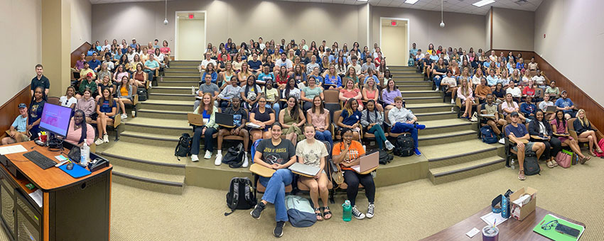 BSN Traditional Class sitting in classroom