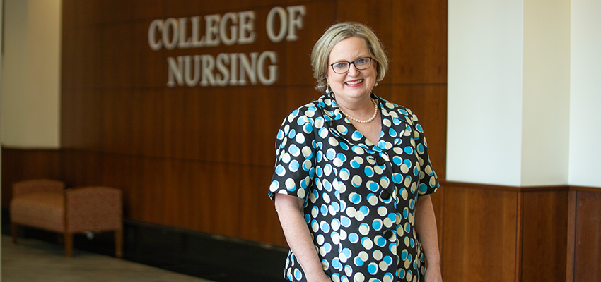 Dr. Leigh Minchew, associate dean for academic affairs in the College of Nursing, serves as the project director for a $3.4 million grant to transition licensed practical nurses and licensed vocational nurses into registered nursing careers. data-lightbox='featured'