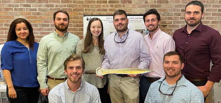 The Steel Founders Society of America hosted the 2022 "Cast in Steel" national competition in Columbus, Ohio. The University of South Alabama, College of Engineering had a team of Mechanical Engineering majors that competed.