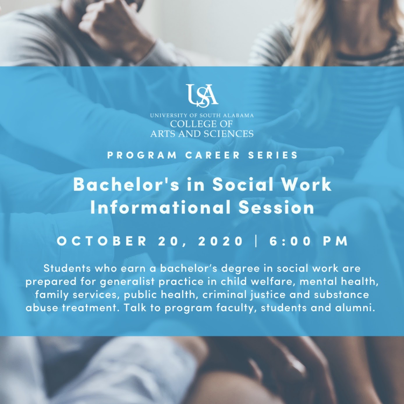 Social Work Zoom meeting info