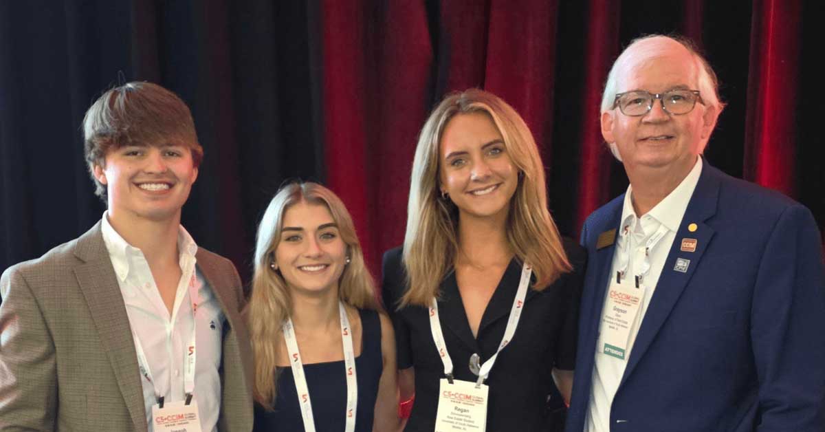 Real Estate Students Attend C5 + CCIM Global CRE Summit