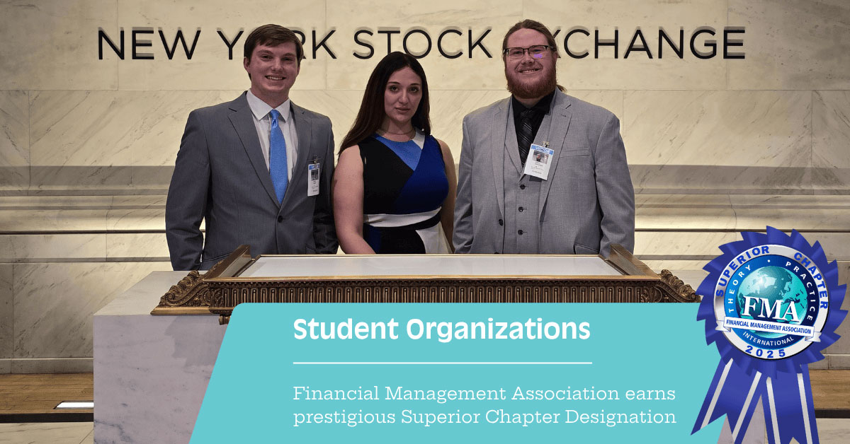 Financial Management Association earns Superior Chapter Award for 2024 - 2025