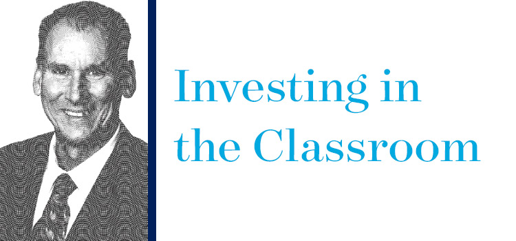 Investing in the Classroom: Ph.D. Student Larry Goehrig