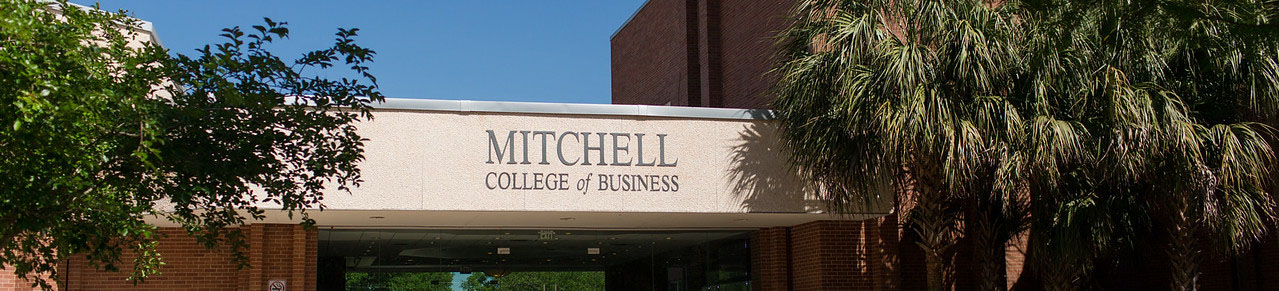 Mitchell College of Business building.