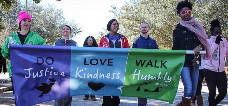 Students during a MLK march data-lightbox='featured'