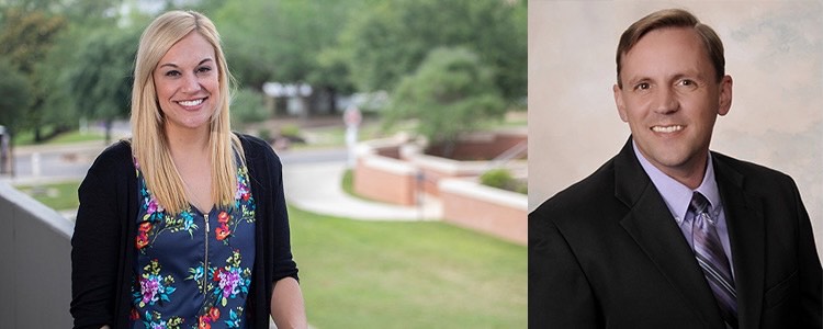 PhD in Business Administration students, Melanie Boudreaux and Matthew Oglesby data-lightbox='featured'