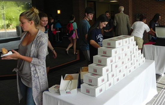 Doughnuts with the Dean