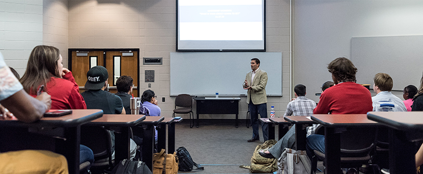 Students Learn about Leadership from Brad Israel, Former US Army Special Forces Detachment Commander