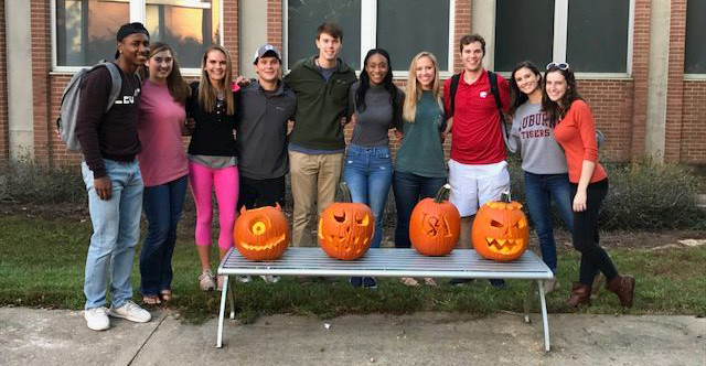 Mitchell Ambassadors at Pumpkin Carving