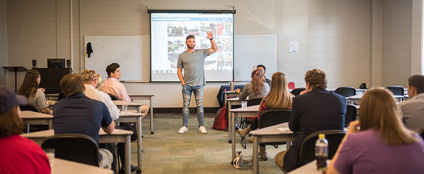 Braxton Gilber at PREP's Lunch & Learn