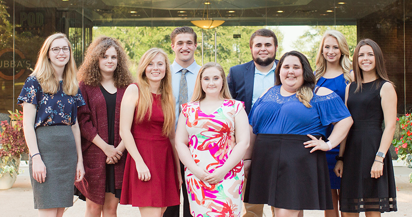 Group shot of Mitchell Scholars