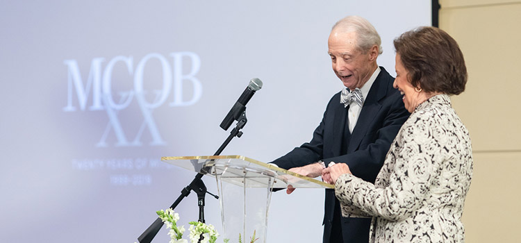 On Thursday, October 24th The Mitchell College of Business held a special anniversary event honoring the 20th anniversary of the naming of the Mitchell College of Business