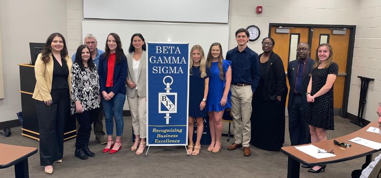 Beta Gamma Sigma Honor Society New Inductees 