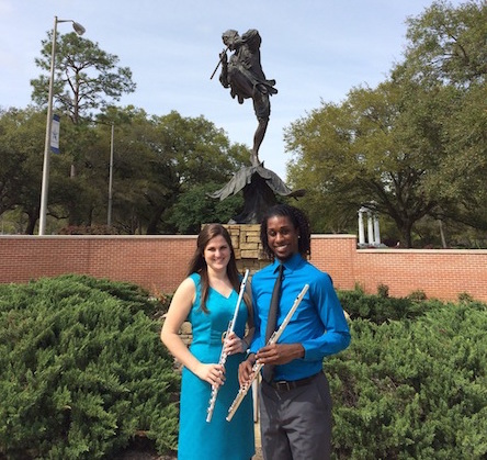 read story, Brianna Smith and Ivan Merriweather Senior Flute Recital April 3