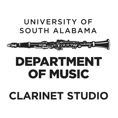 Pictured is the poster for the USA Clarinet Studio recital. data-lightbox='featured'