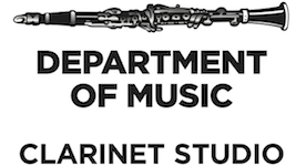USA Clarinet Studio Recital April 29 at 1:00