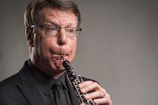 Pictured is guest artist oboist Peter Cooper.