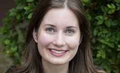 Pictured is graduate vocalist Kathleen Farrell.