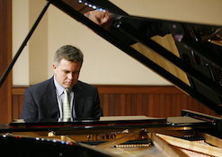 Pictured is USA faculty pianist Dr. Robert Holm.