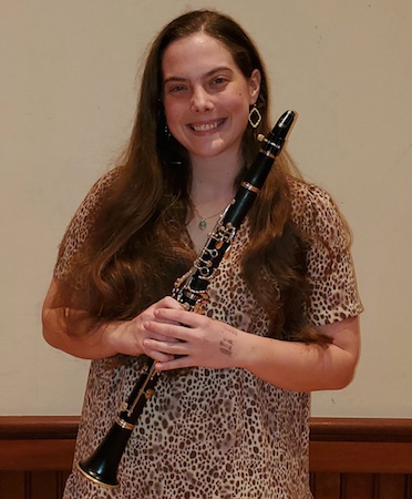Pictured is senior clarinetist Erika Horne. data-lightbox='featured'