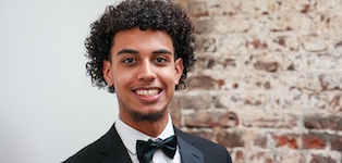 Pictured is baritone Ethan Hudson.