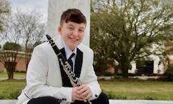 Pictured is USA senior clarinetist Gail Lyons.