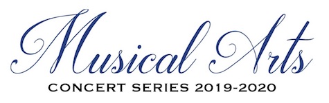 Pictured is the logo for the USA Musical Arts Concert Series 2019-2020.