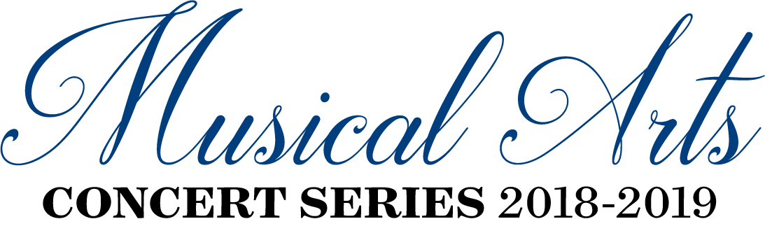 Pictured is the Musical Arts Concert Series logo for 2018-2019.