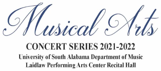 Pictured is the USA Musical Arts Concert Series logo for the 2021-2022 season. data-lightbox='featured'