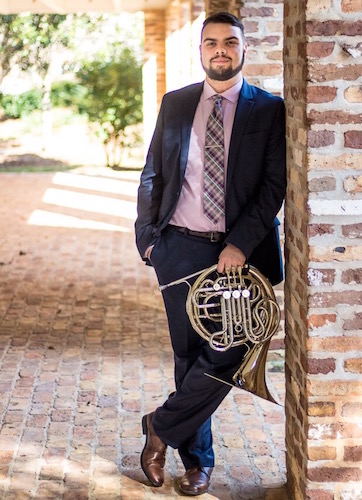 Dustin Miller with french horn