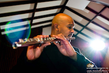 Pictured is guest flutist Michael Morton.