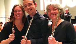 Mobile Symphony Flute Section in Recital Feb 1