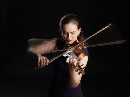 Pictured is guest artist violinist Lydia Newton. data-lightbox='featured'