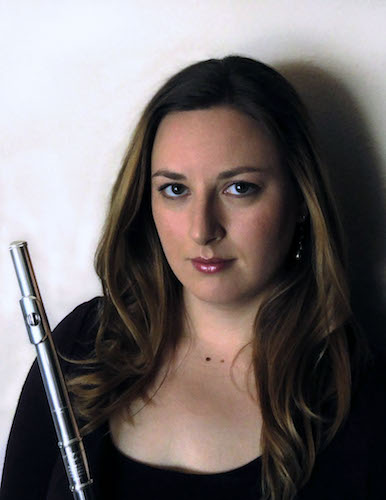 Rachel Nozny with flute