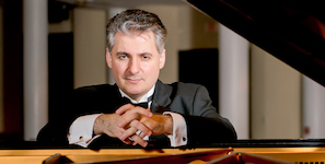 Pictured is guest pianist Edisher Savitski.