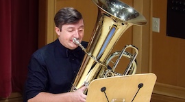 Mark Sayler, Senior Tuba Recital May 3 (7:30)