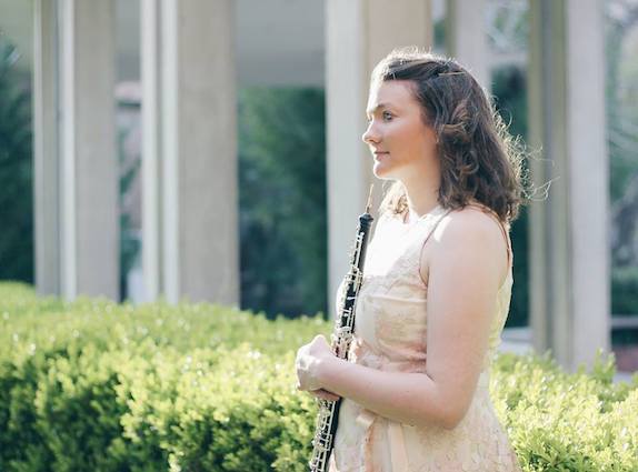 Pictured is oboist Dr. Amy Selkirk. data-lightbox='featured'