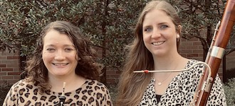 Pictured is oboist Dr. Amy Selkirk and bassoonist Dr. Kristina Nelson.