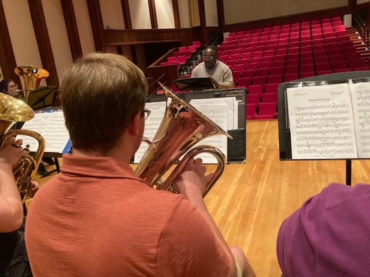 Pictured are members of the tuba-euphonium studio of Dr. Maddox. data-lightbox='featured'