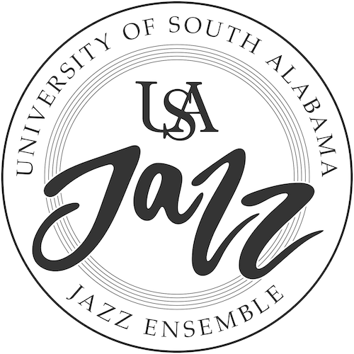Pictured is the USA Jazz Ensemble logo. data-lightbox='featured'
