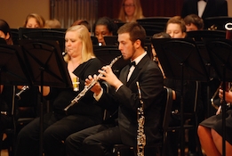 Wind Ensemble performing