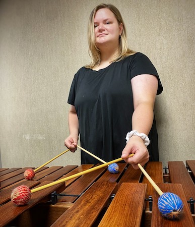 Pictured is USA percussionist Cassidy Wallace. data-lightbox='featured'