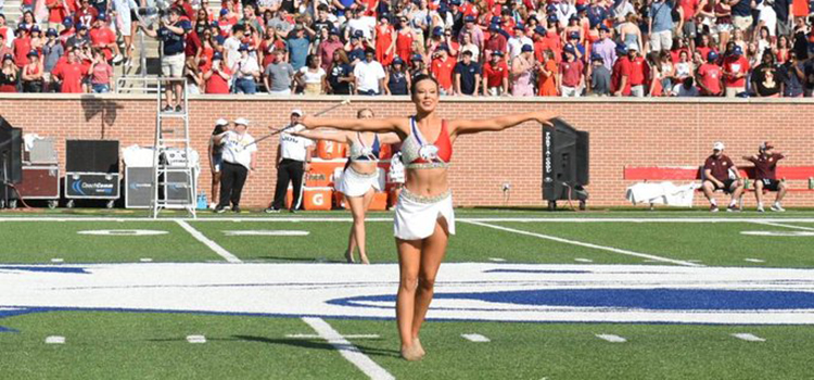 Jaguar Marching Band Feature Twirlers