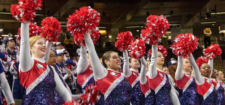 JMB Colorguard at New Orleans Bowl