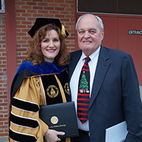 Dr. Debra Chapman and her dad