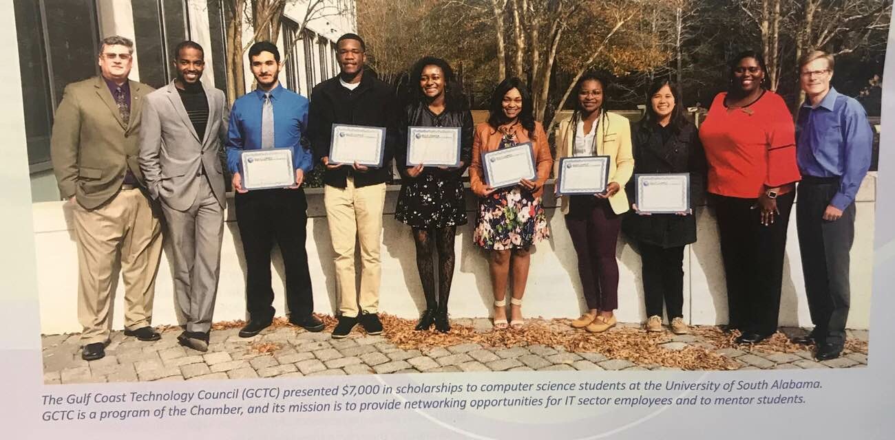 GCTC Scholarship Recipients from the University of South Alabama