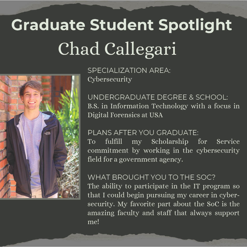 Graduate Student Spotlight - Chad Callegari data-lightbox='featured'