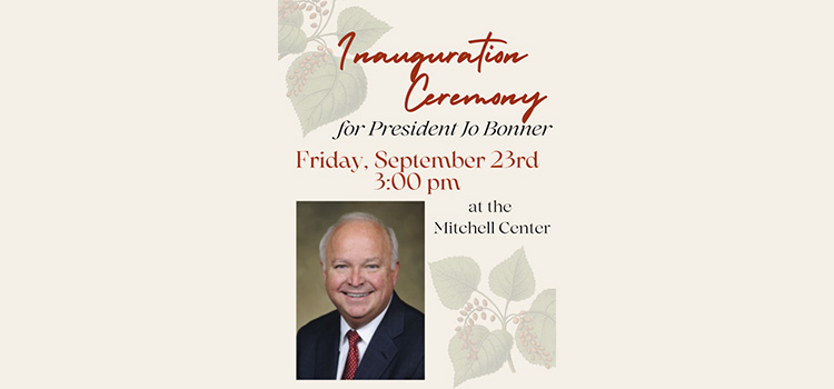 Inauguration Ceremony for President Jo Bonner