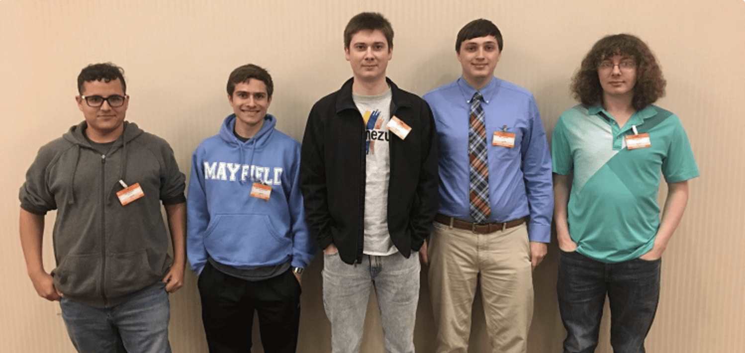 Five computing students from the University of South Alabama